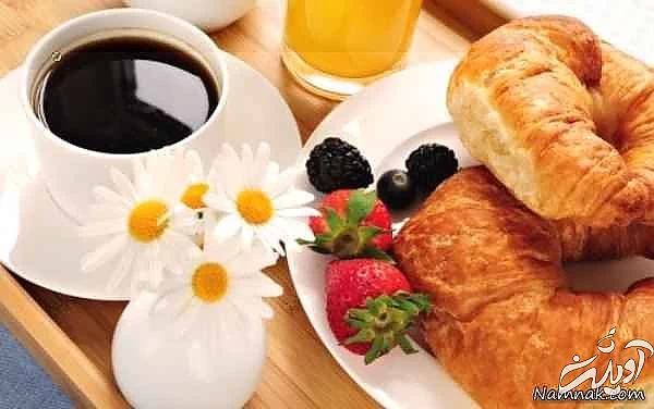 سفره ی صبحانه ظرف صبحانه